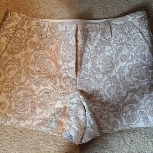 Loft Jacquard Shorts Size 6